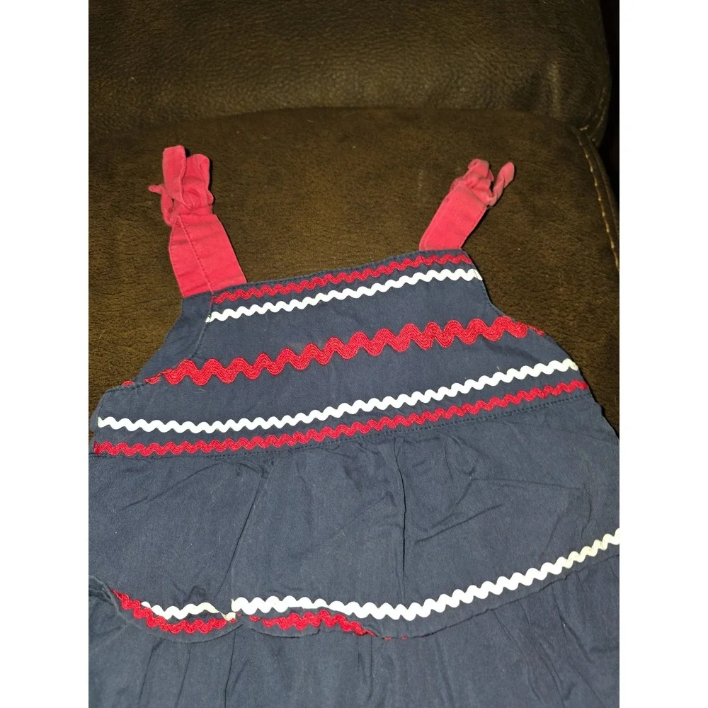 Gymboree outlet 4th of july striped dress size 6 12 months